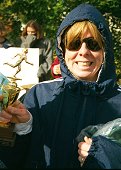 Judy Masi shows off her trophy