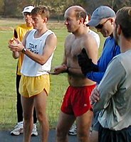 Brad Arehart and Mark Vann before the race