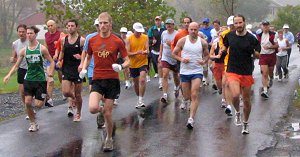 Start of the 2005 Greasy-Gooney 10K