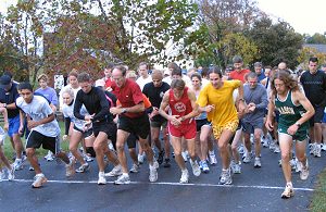 Start of the 2007 Greasy-Gooney 10K